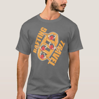 Raftingravel sportliefhebber cadeau retro t-shirt