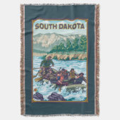 RaftingSouth Dakota Deken (Voorkant Verticaal)