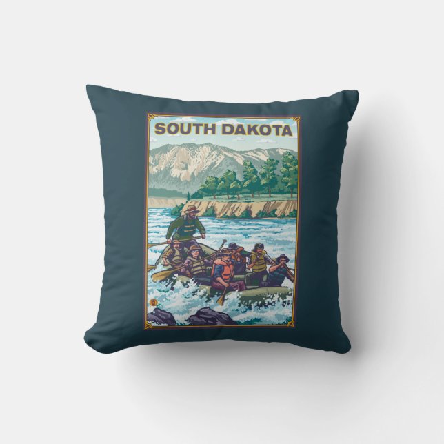 RaftingSouth Dakota Kussen (Voorkant)