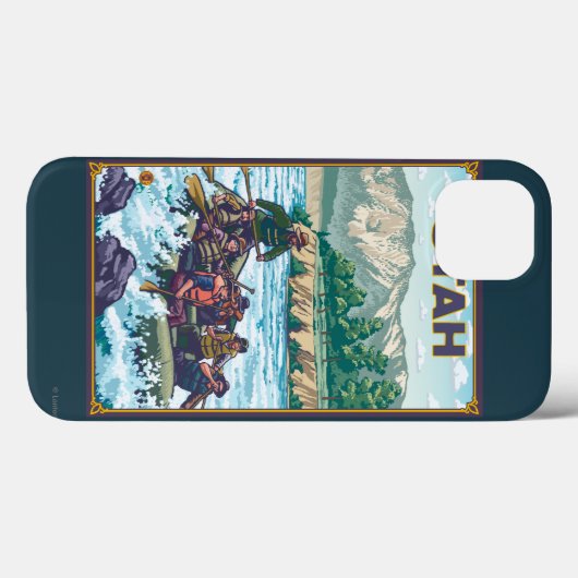 RaftingUtah Case-Mate iPhone Case (Achterkant (horizontaal))