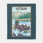 RaftingUtah Fleece Deken (Voorkant)