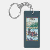 RaftingUtah Sleutelhanger (Voorkant Links)
