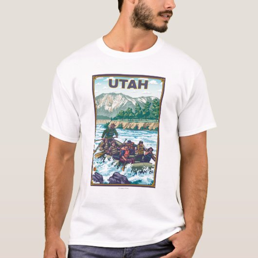 RaftingUtah T-shirt (Voorkant)