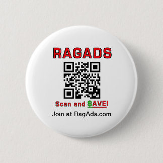 Rag-advertenties promoten en BETAALD KRIJGEN! Butt Ronde Button 5,7 Cm