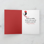 Rag Doll Birthday met Polka Dots Kaart (Binnen)