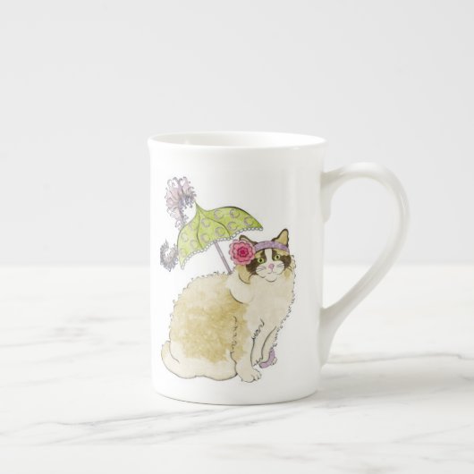 Rag doll China Cup Porselein Kop (Rechts)