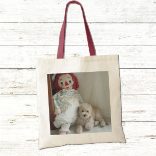  Rag Doll & Cockapoo Puppy Dog Fotografie Tote Bag
