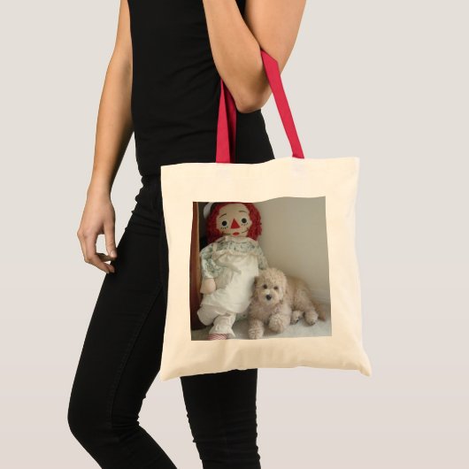  Rag Doll & Cockapoo Puppy Dog Fotografie Tote Bag (Voorkant (product))