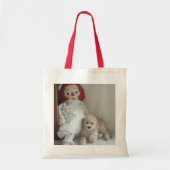  Rag Doll & Cockapoo Puppy Dog Fotografie Tote Bag (Voorkant)