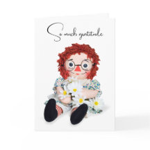 Rag Doll en Daisy Boeket Dank u