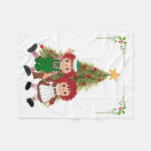 Rag Doll Kerstmis Blanket Fleece Deken (Voorkant (Horizontaal))