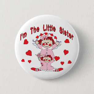Rag Doll Little Sister Ronde Button 5,7 Cm