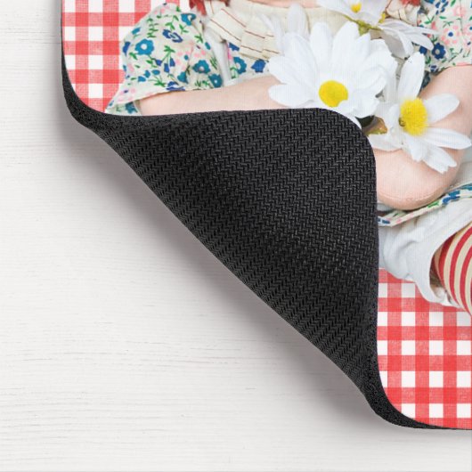 Rag Doll over gingham Muismat (Hoek)