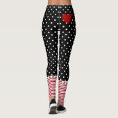 Rag Doll Polka Dots, Stripes en Hearts Leggings (Achterkant)