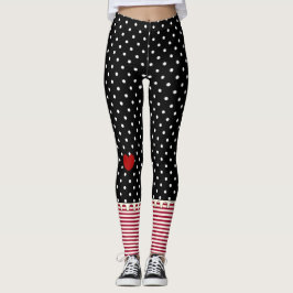 Rag Doll Polka Dots, Stripes en Hearts Leggings