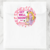RAG DOLL & TEDDY ~ Get Well Stickers (Tas)