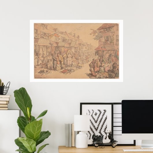 Rag Fair, Petticoat Lane Poster (Thuiskantoor)