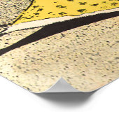 Rag-Poster met driehoekige voet - Vroege Jazz-muzi Poster (Hoek)