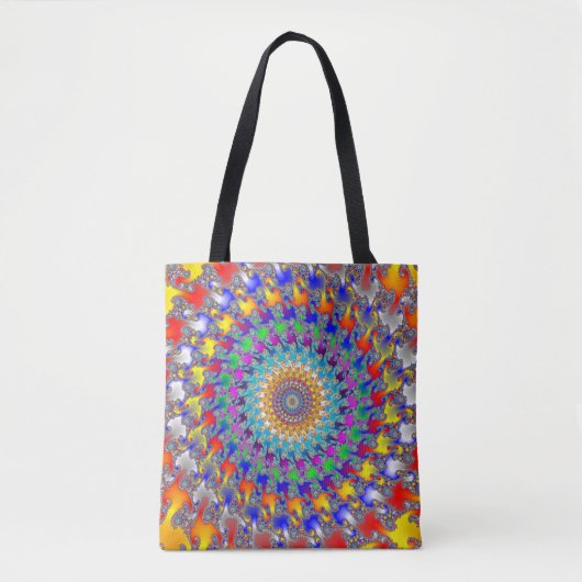 Rag Rug Fractal Tote Bag (Voorkant)