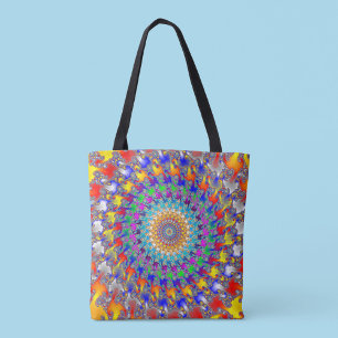 Rag Rug Fractal Tote Bag