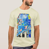Ragaarwolken - Blauw T-shirt (Voorkant)
