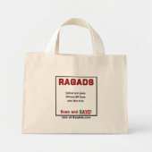 RAGADS promoten en BETAALD KRIJGEN! Mini Tote Bag (Voorkant)