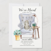 Ragamuffin Cat Moving Announge Aankondiging (Voorkant)