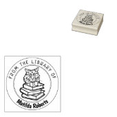 Ragamuffin kat, boek uit de bibliotheek van rubberstempel (Gestempeld)