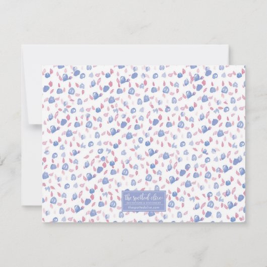 Ragamuffin Kat Gepersonaliseerde briefpapier Notitiekaartje (Achterkant)