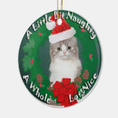 Ragamuffin Naughty or Nice Ornament (Links)