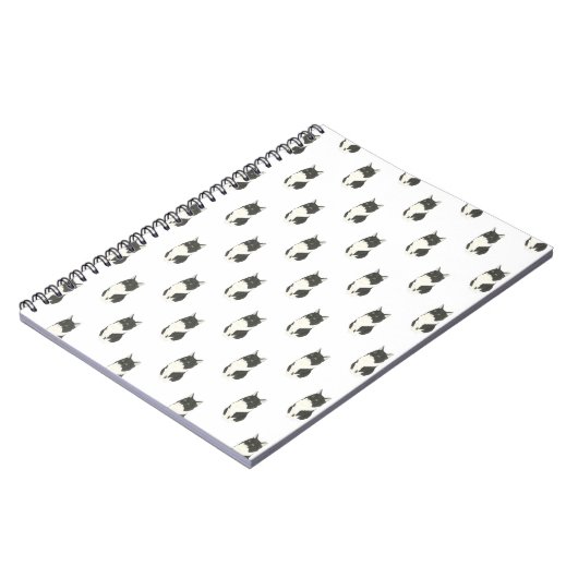 Ragamuffin Tuxedo Cat Notitieboek (Linkerzijde)