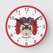 Ragdie Ann Face gepersonaliseerd Ronde Klok (Voorkant)