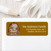 Ragdie Doll Herfst Season Return Address Label (Insitu)