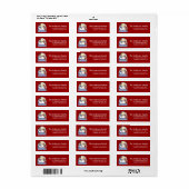 Ragdie Doll Summer Season Return Address Label (Full Sheet)