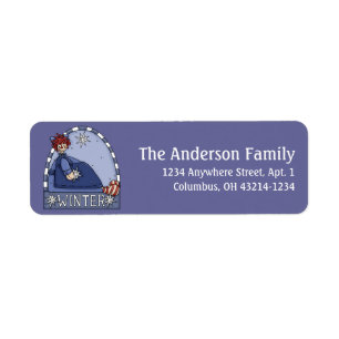 Ragdie Doll Winter Season Return Label