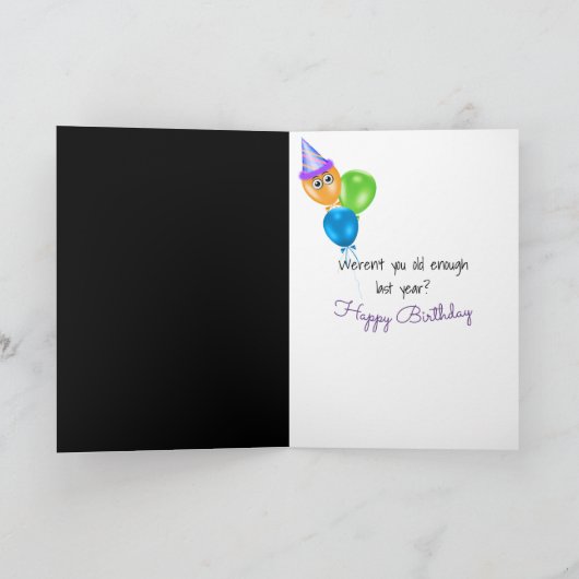 Ragdoll Birthday Humor Card Kaart (Binnen)