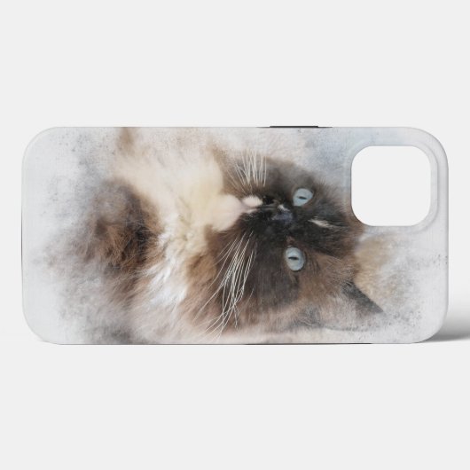 Ragdoll Cat Abstract Case-Mate iPhone Case (Achterkant (horizontaal))