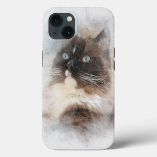 Ragdoll Cat Abstract Case-Mate iPhone Case