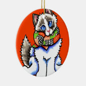 Ragdoll Cat All Dolup Keramisch Ornament (Rechts)