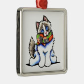 Ragdoll Cat All Dolup Metalen Ornament (Rechts)