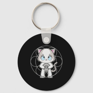 Ragdoll Cat Anime Kitten Dyslexie Bewustzijn Sleutelhanger