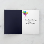 Ragdoll Cat Birthday Humor Kaart (Binnen)