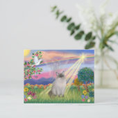 Ragdoll Cat (blauw punt) - Cloud Angel Briefkaart (Staand voorkant)