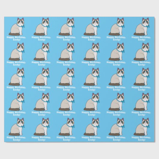 Ragdoll Cat Cadeaupapier (Vlak)