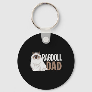 Ragdoll Cat Dad Funny Cat Owner Lovers Sleutelhanger