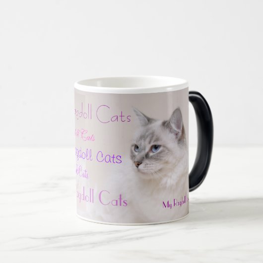 Ragdoll Cat drankenmok Magische Mok (Voorkant rechts)