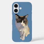 Ragdoll cat, Dusty Blue Case-Mate iPhone Case (Achterkant)