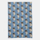 Ragdoll cat, Dusty Blue Theedoek (Verticaal)