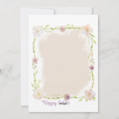 Ragdoll Cat Easter Wenskaart Feestdagenkaart (Achterkant)