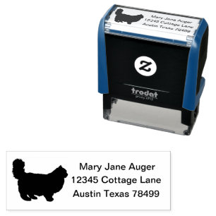 Ragdoll Cat gepersonaliseerd Zelfinktende Stempel